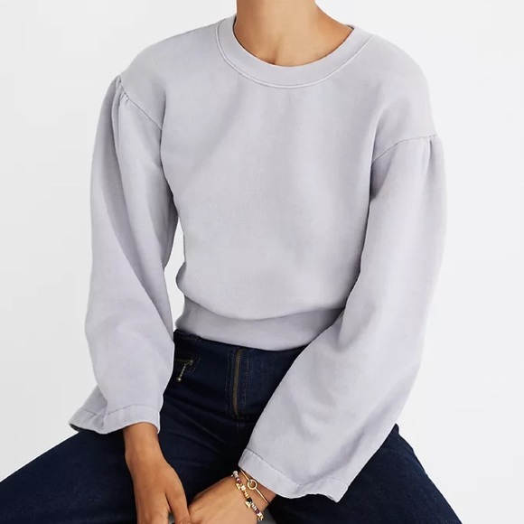 MADEWELL x KAREN WALKER Garment-Dyed Sweatshirt size Medium - Picture 3 of 15